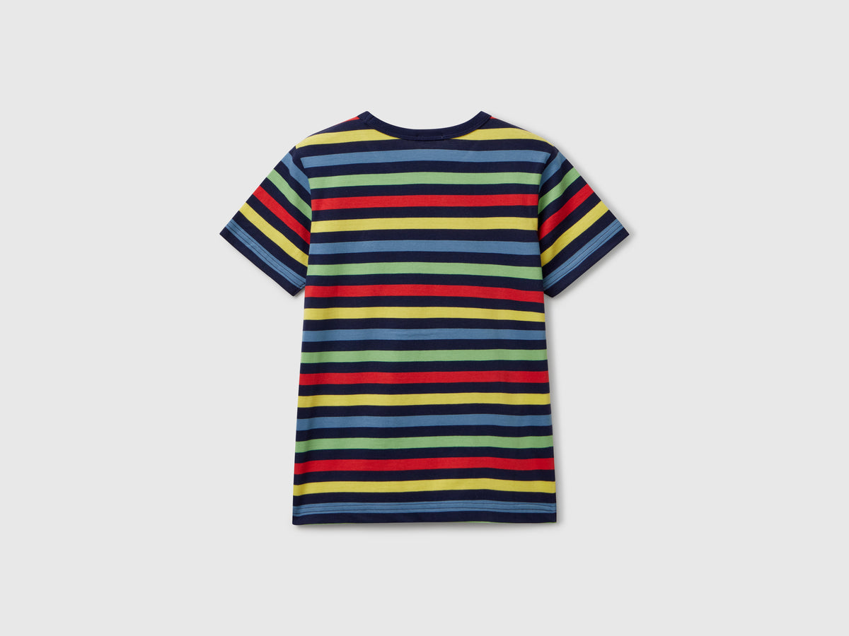 Maglietta a righe 100% cotone
