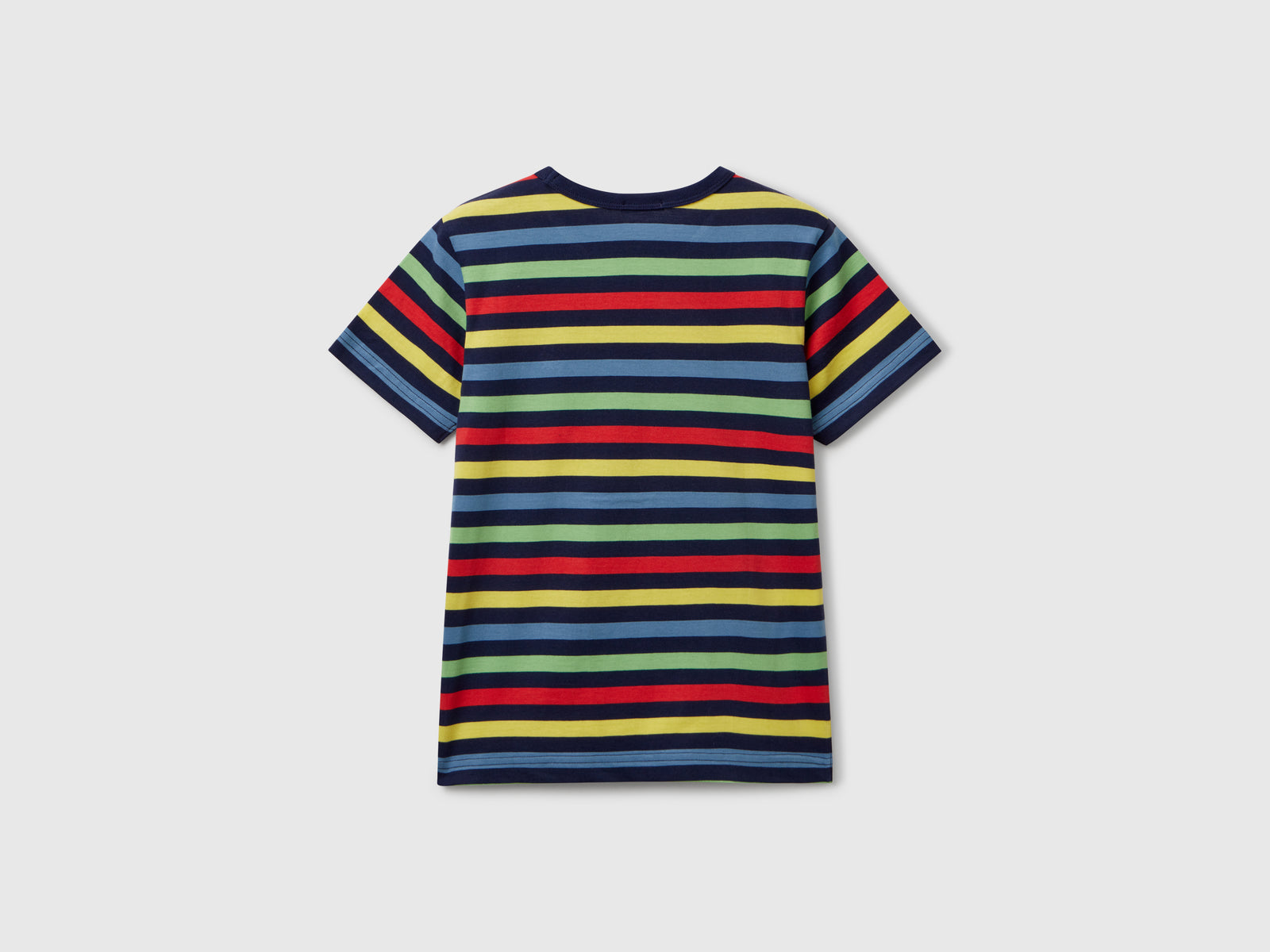 Maglietta a righe 100% cotone da bambino multi-color 2 | Benetton Outlet