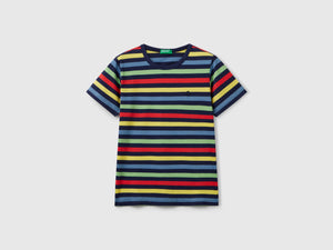 Maglietta a righe 100% cotone