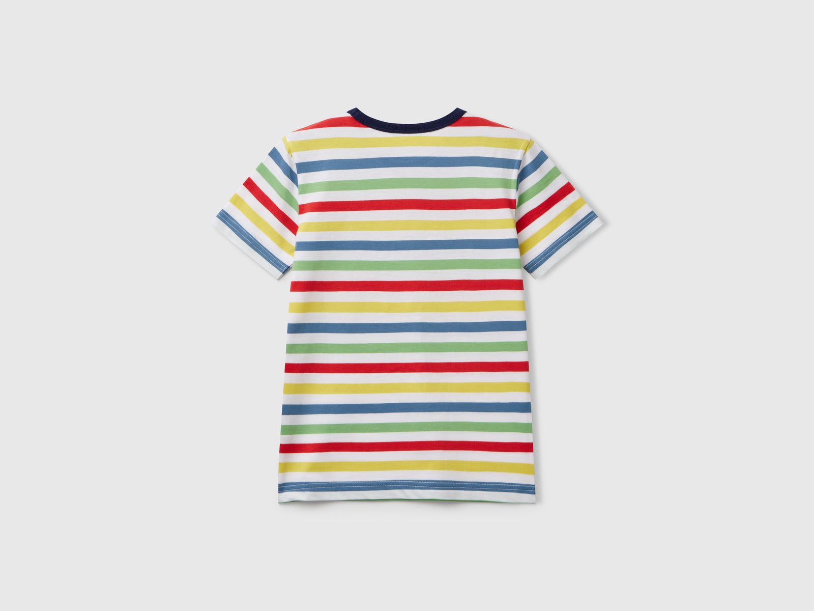 Maglietta a righe 100% cotone da bambino multi-color 2 | Benetton Outlet