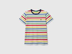 Maglietta a righe 100% cotone
