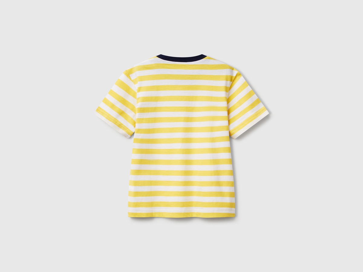 Maglietta a righe 100% cotone