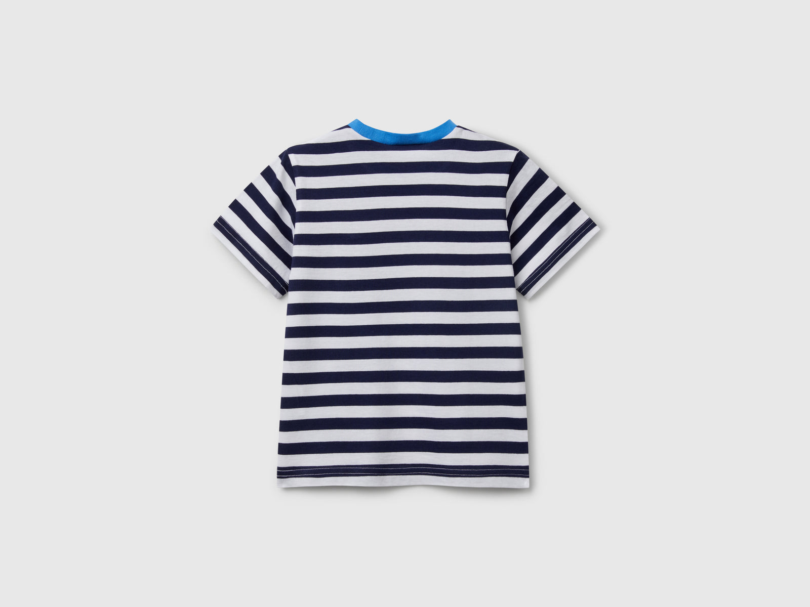 Maglietta a righe 100% cotone da bimbo blu scuro 2 | Benetton Outlet