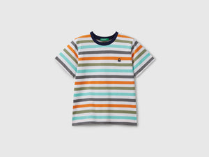 Maglietta a righe 100% cotone