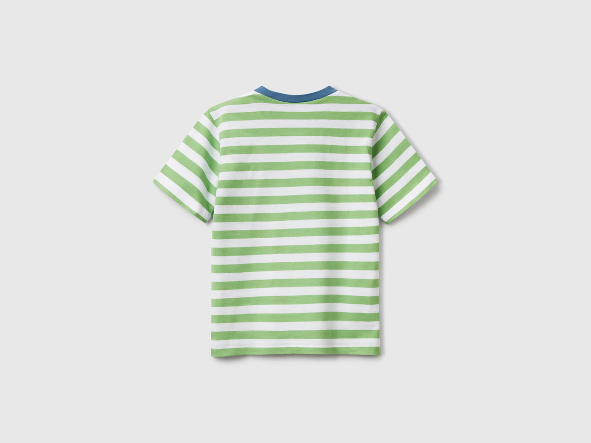 Maglietta a righe 100% cotone