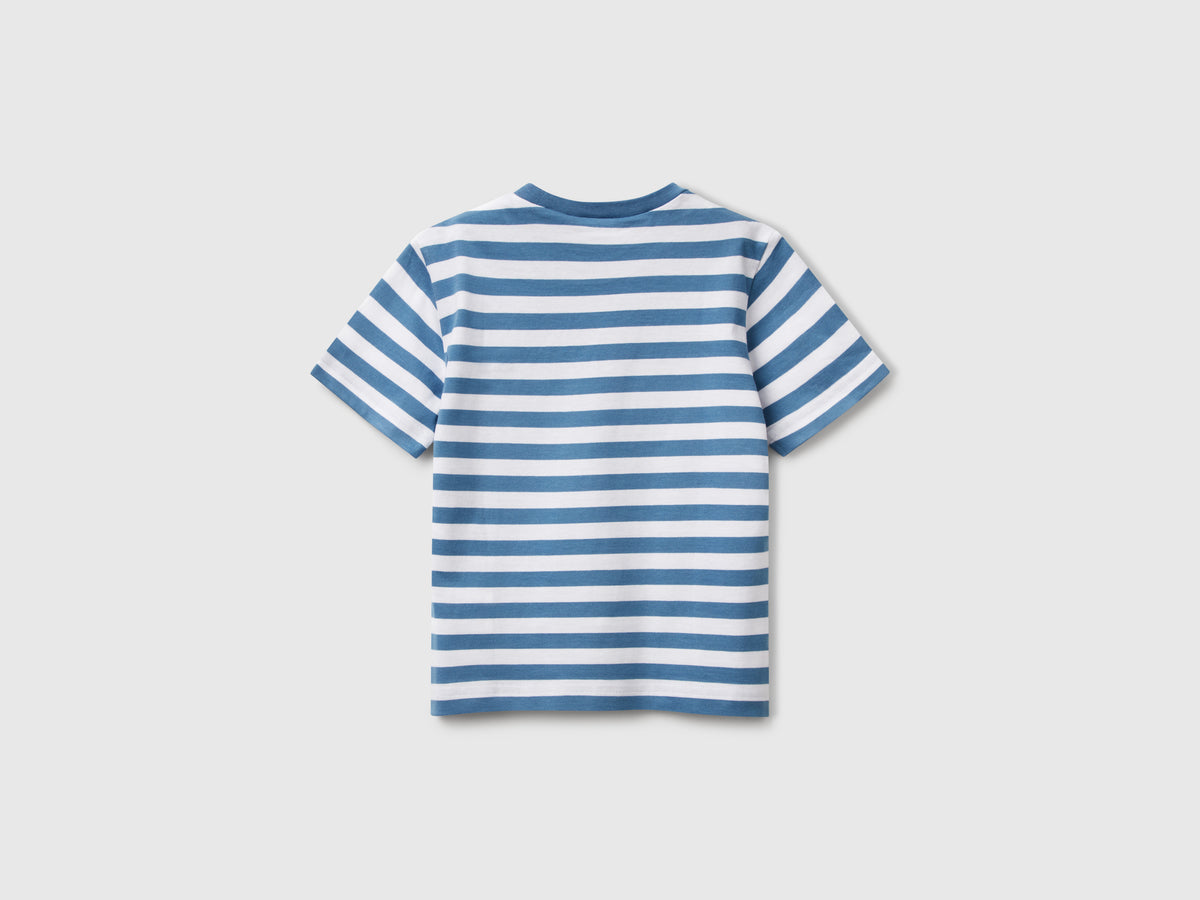 Maglietta a righe 100% cotone
