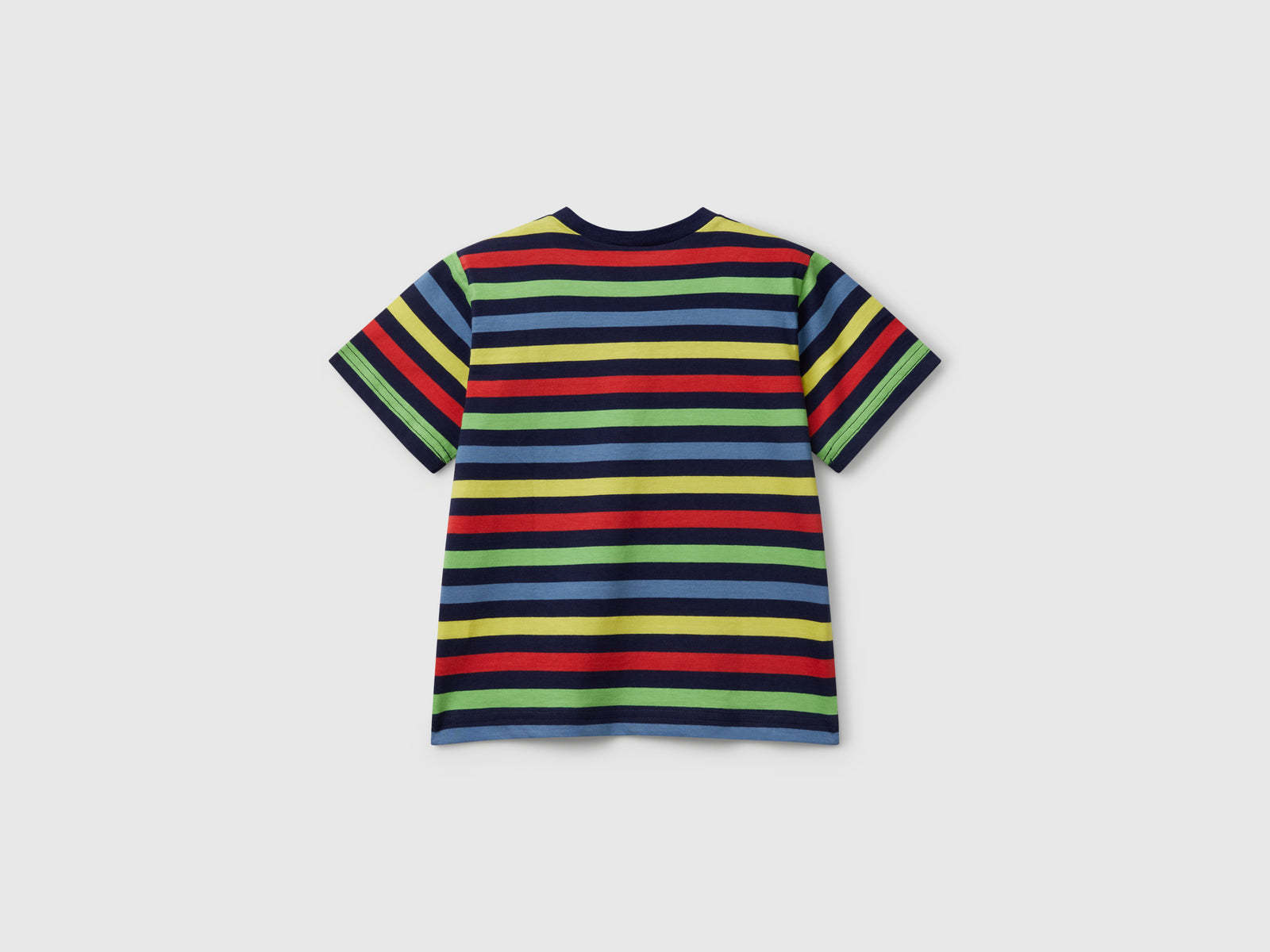 Maglietta a righe 100% cotone da bimbo multi-color 2 | Benetton Outlet