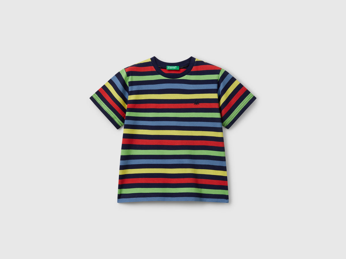 Maglietta a righe 100% cotone