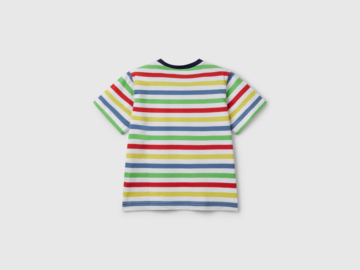 Maglietta a righe 100% cotone