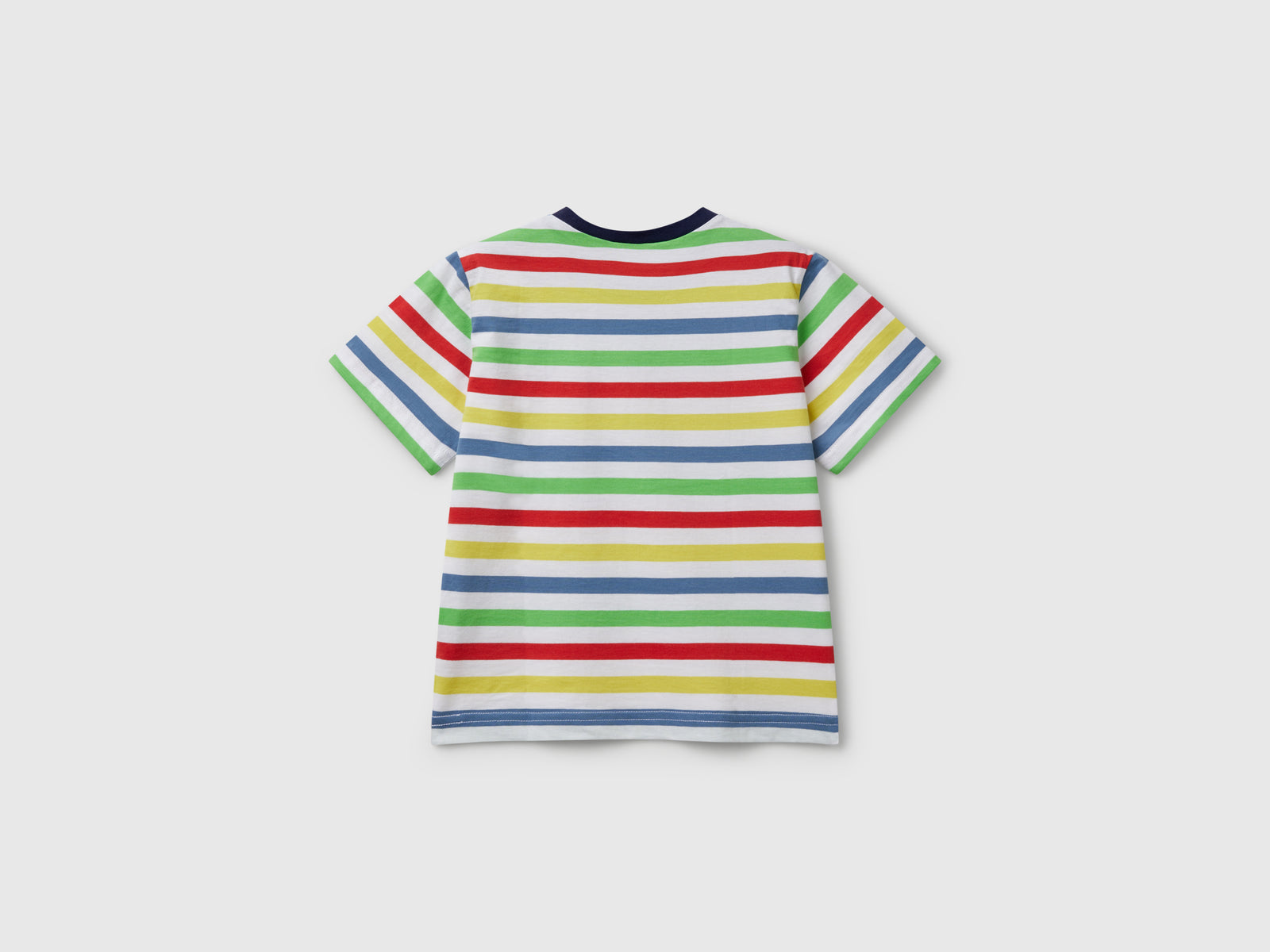 Maglietta a righe 100% cotone da bimbo multi-color 2 | Benetton Outlet