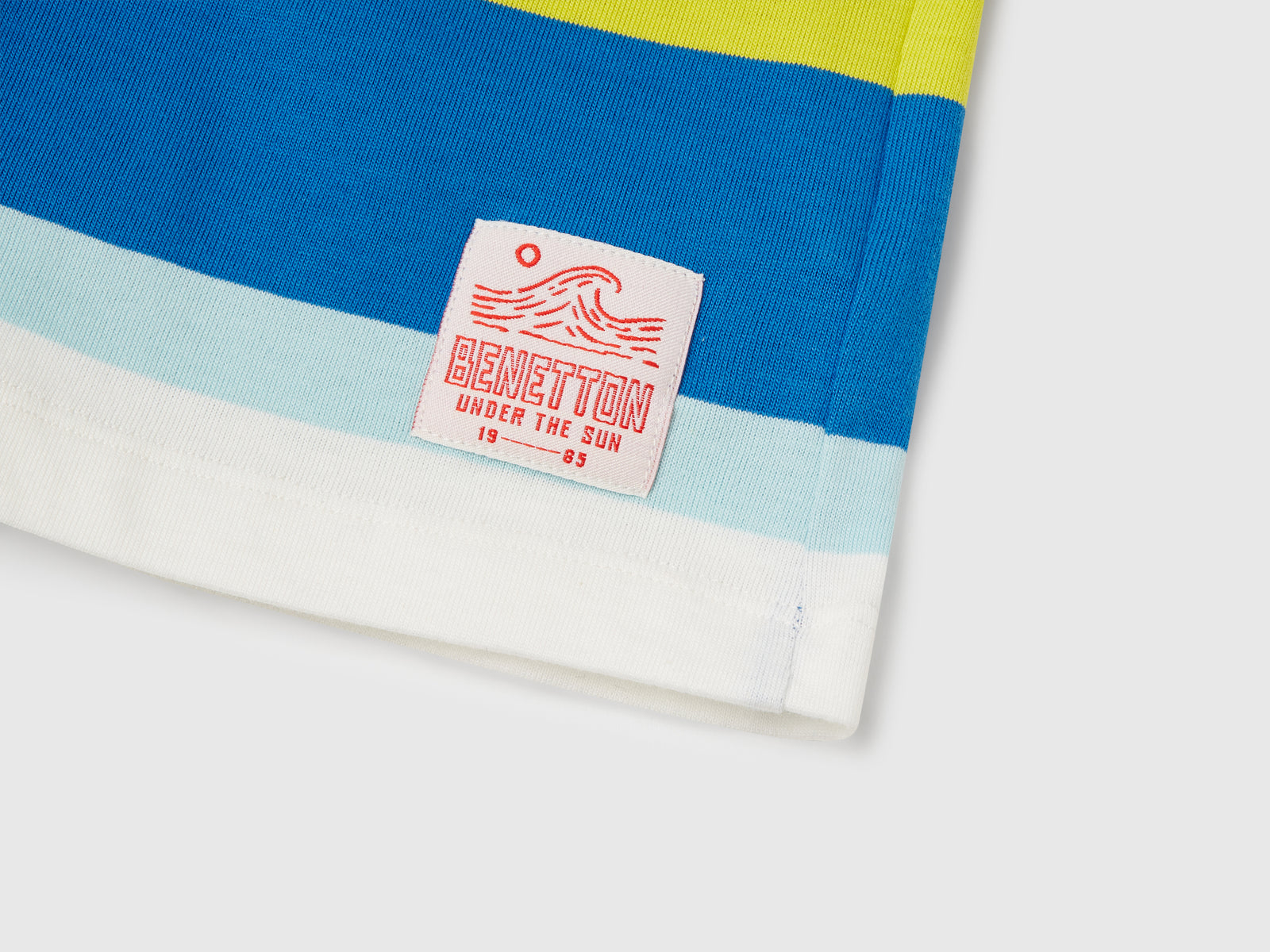 Shorts a righe da bimbo blu 3 | Benetton Outlet
