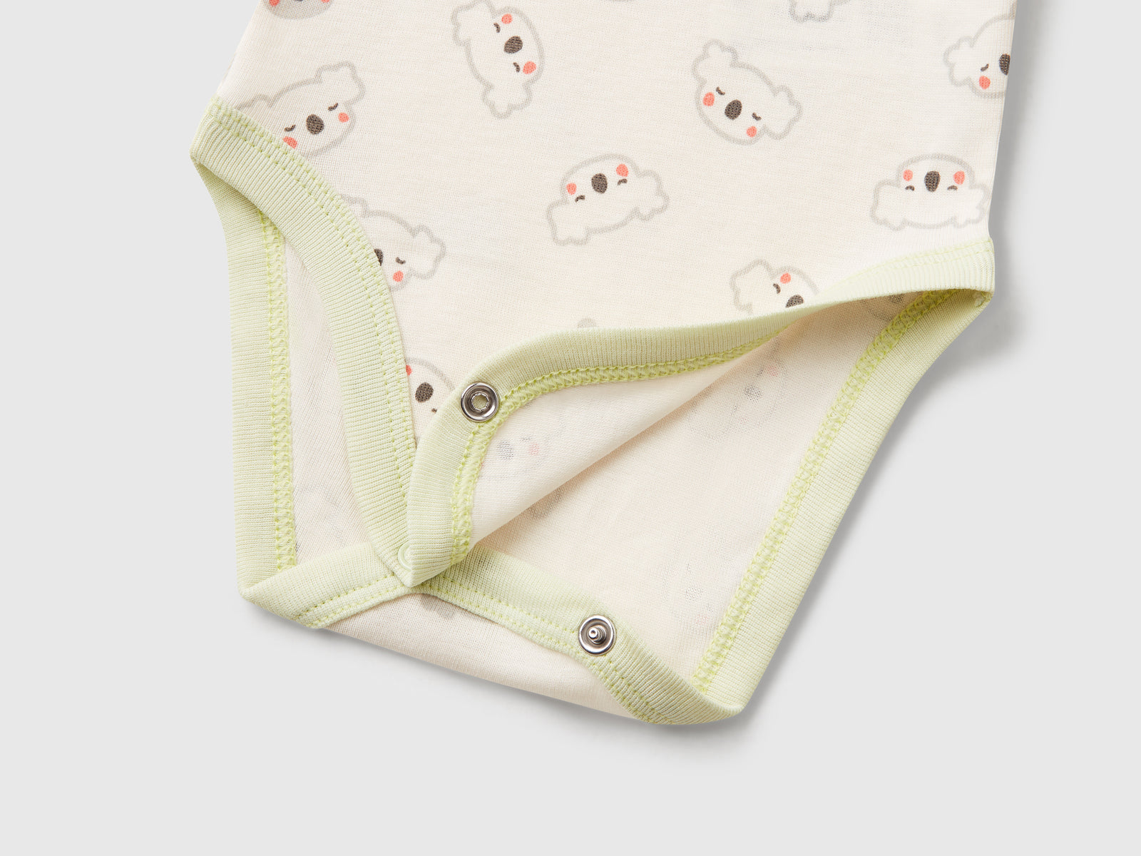 Due body a manica corta da neonato multi-color 3 | Benetton Outlet