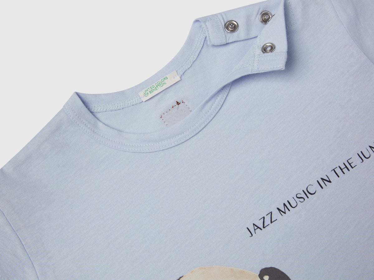 T-shirt boxy fit con stampa