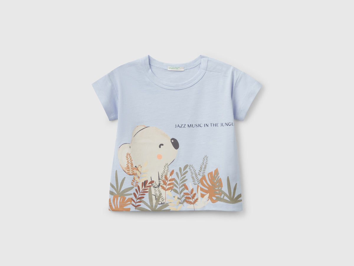 T-shirt boxy fit con stampa