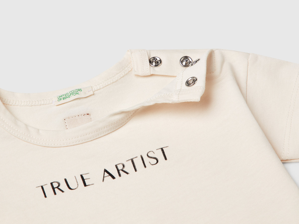 T-shirt boxy fit con stampa