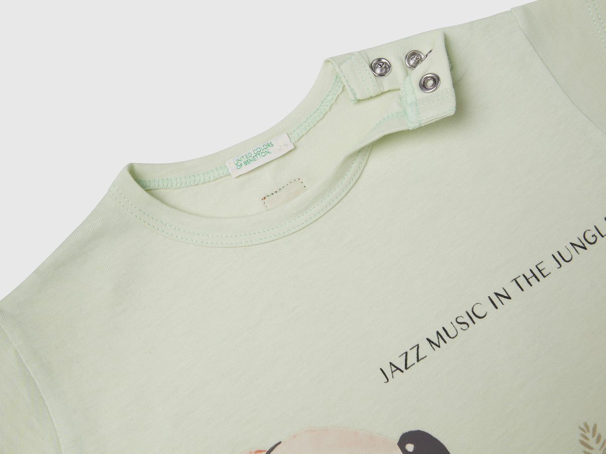 T-shirt boxy fit con stampa