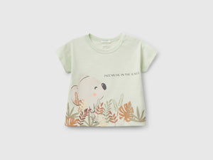 T-shirt boxy fit con stampa