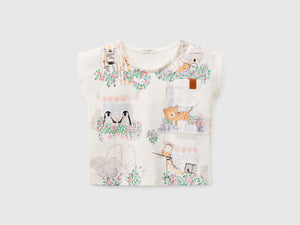 T-shirt boxy fit in cotone