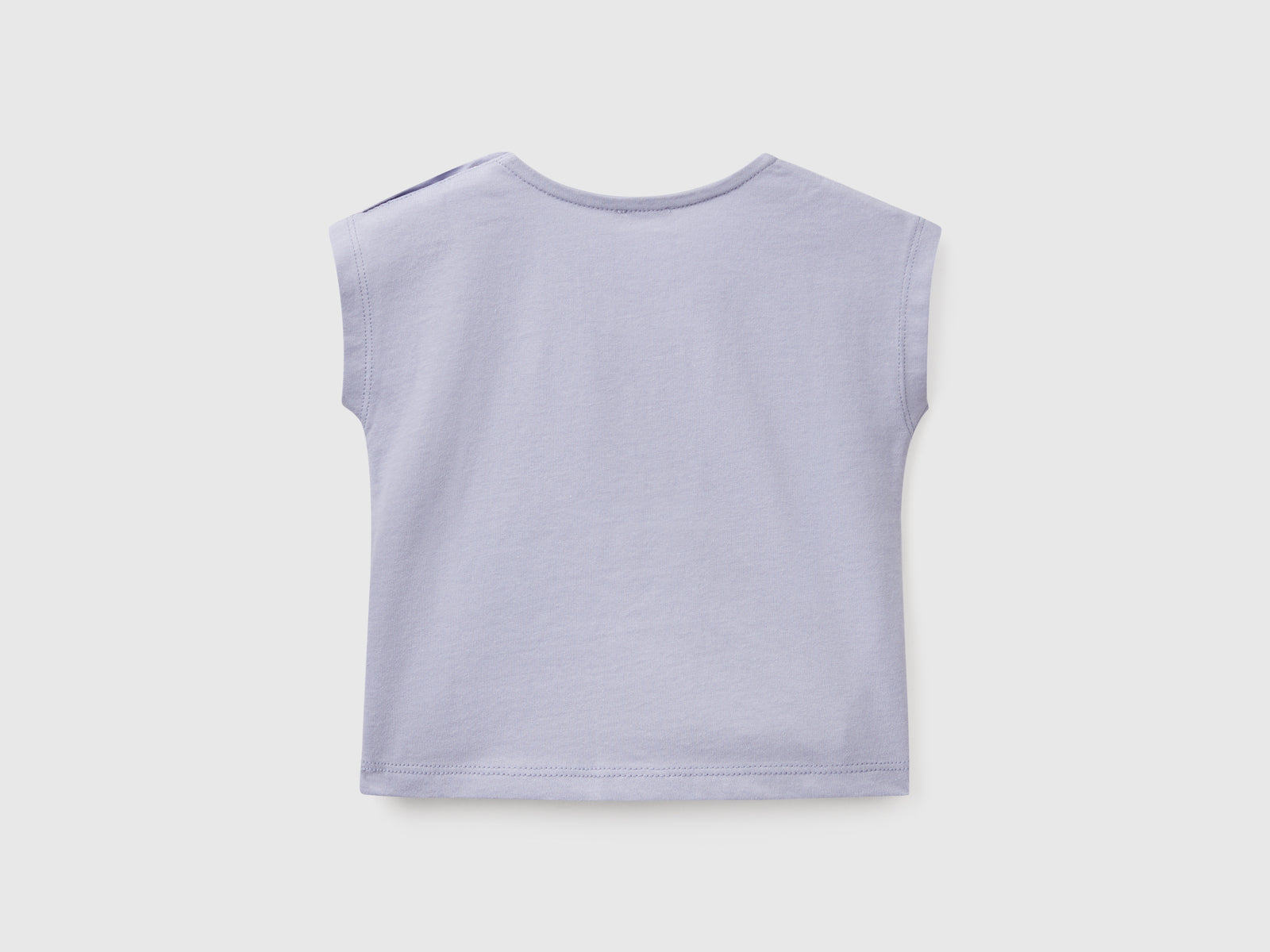 T-shirt boxy fit in cotone da neonato pervinca 2 | Benetton Outlet