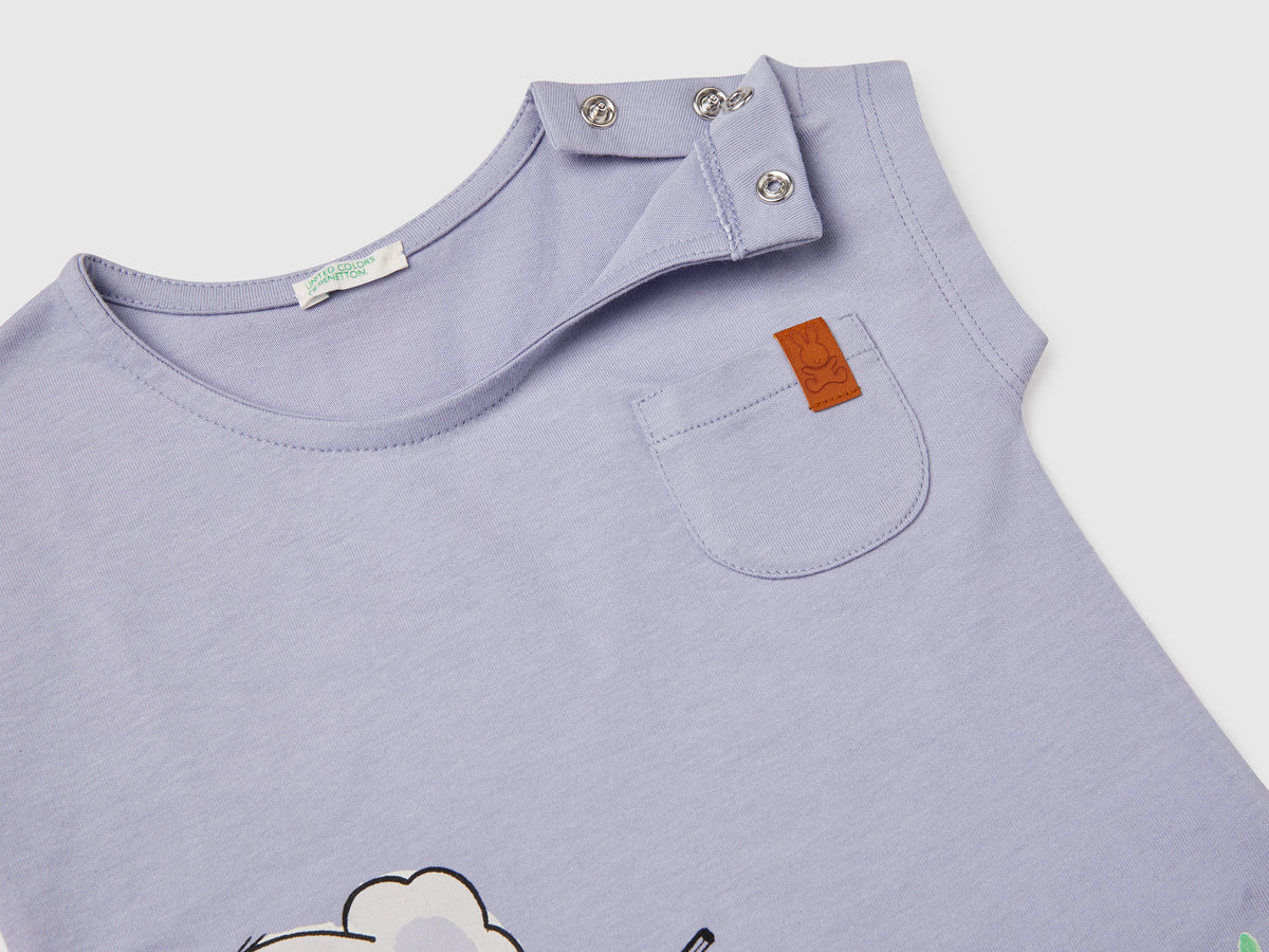 T-shirt boxy fit in cotone