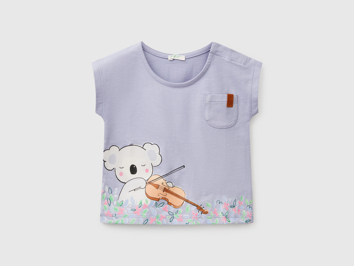 T-shirt boxy fit in cotone