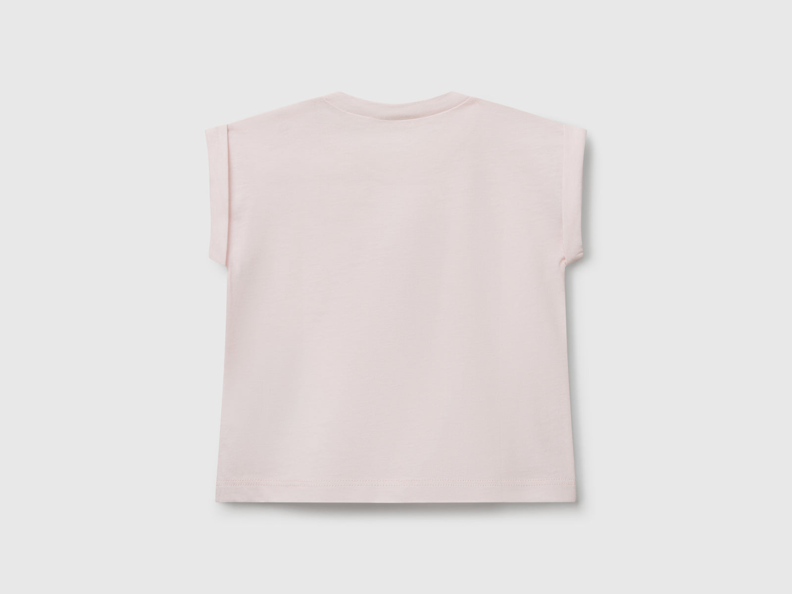 T-shirt a manica corta con stampa da neonato rosa 2 | Benetton Outlet