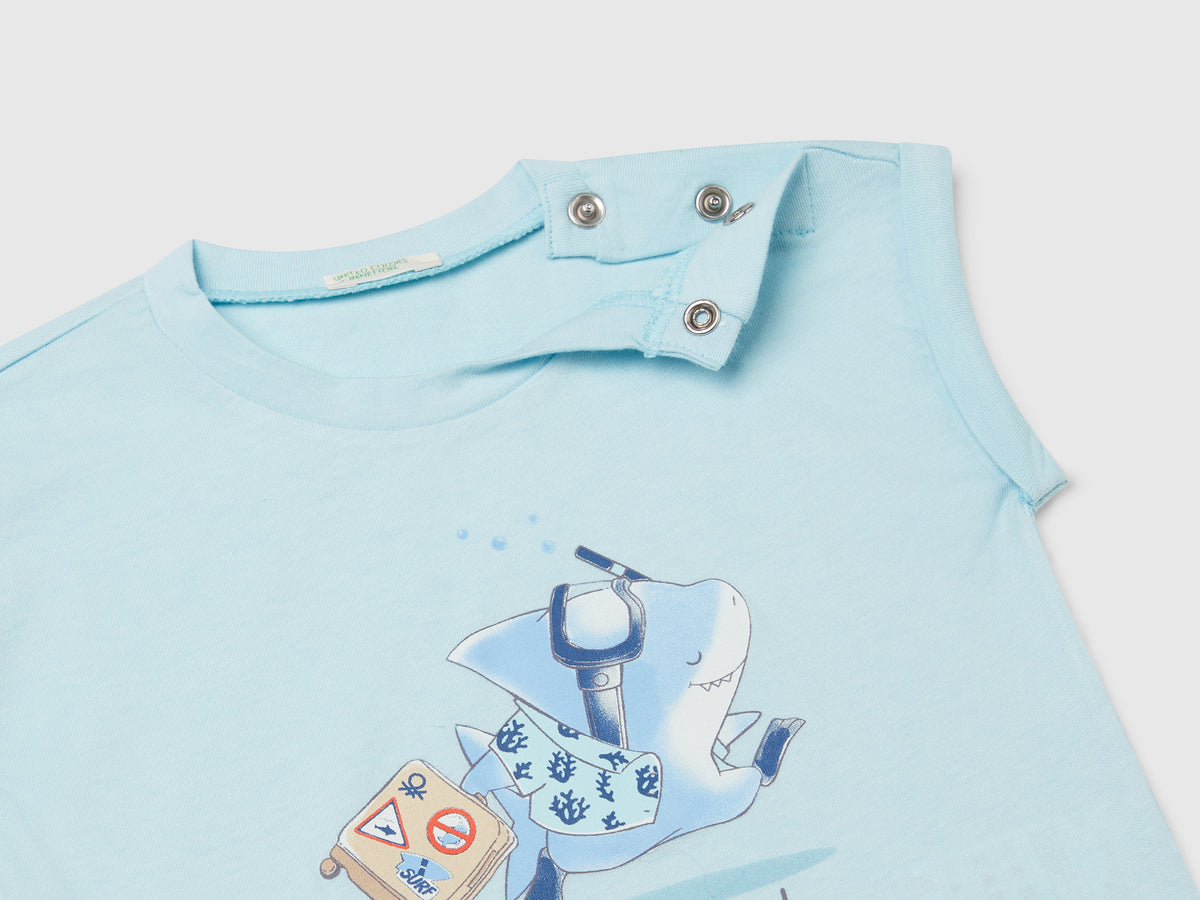T-shirt a manica corta con stampa