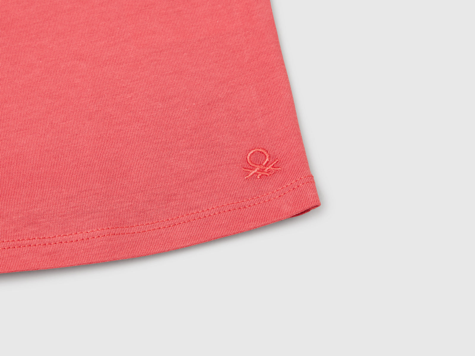 T-shirt in puro cotone da bambina ciclamino 3 | Benetton Outlet