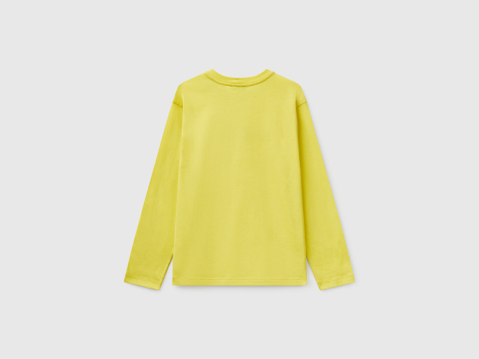 T-shirt in cotone da bambino lime 2 | Benetton Outlet