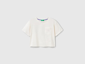 T-shirt boxy fit con stampa sul retro