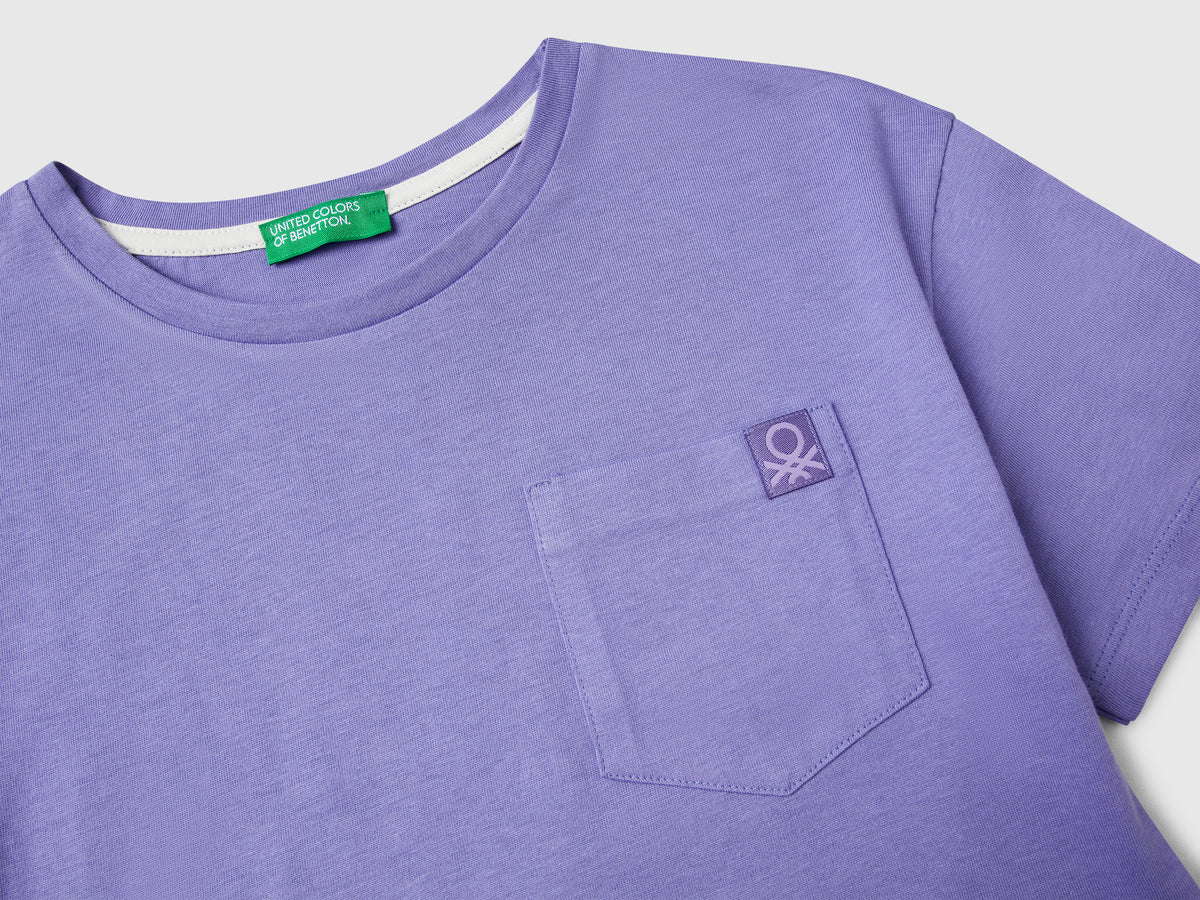 T-shirt boxy fit con stampa sul retro