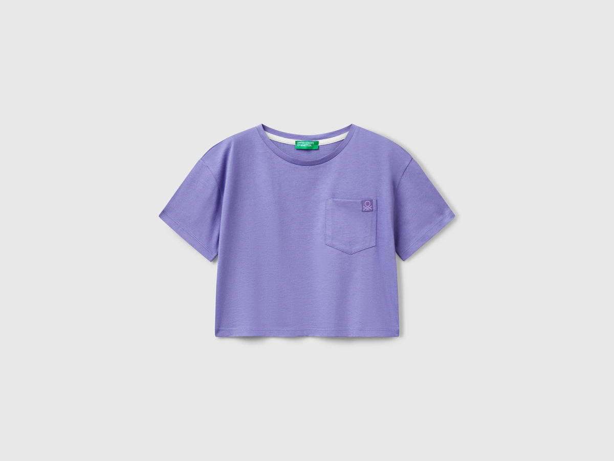 T-shirt boxy fit con stampa sul retro