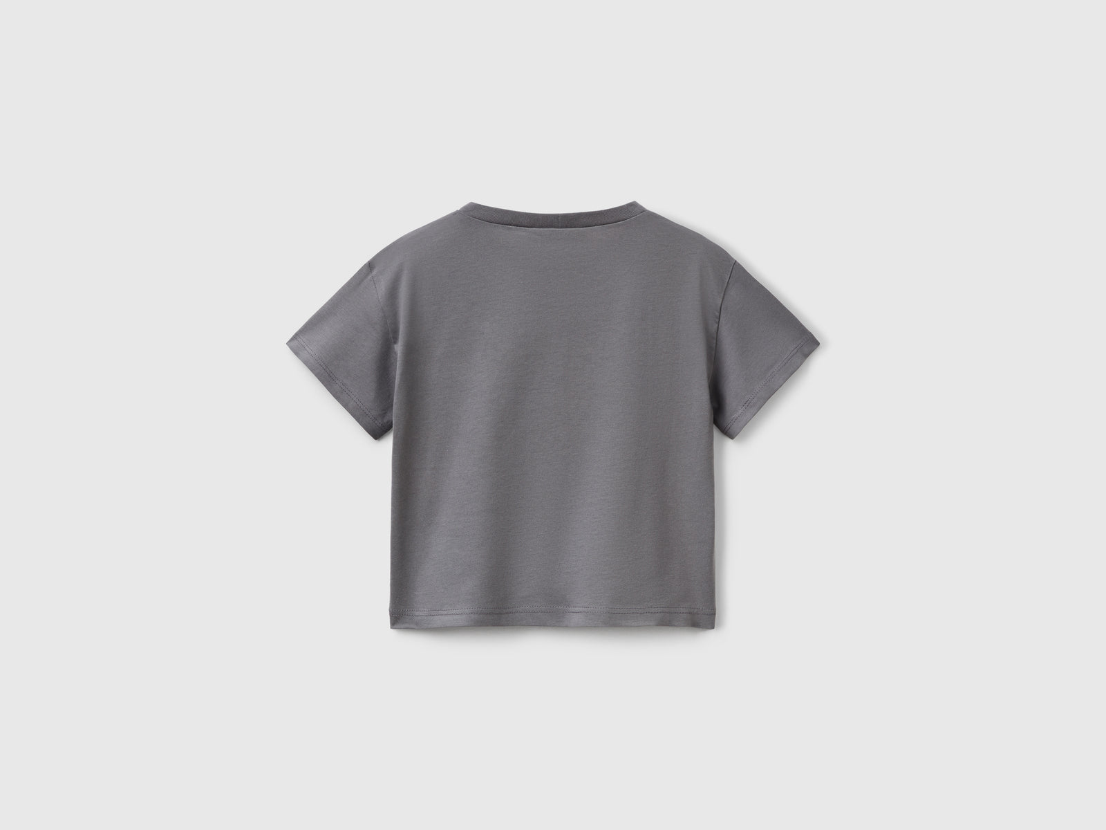T-shirt cropped "The Rolling Stones" da bambina grigio scuro 2 | Benetton Outlet
