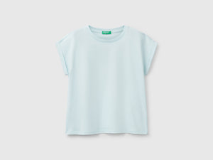 Maglietta boxy fit con stampa e glitter