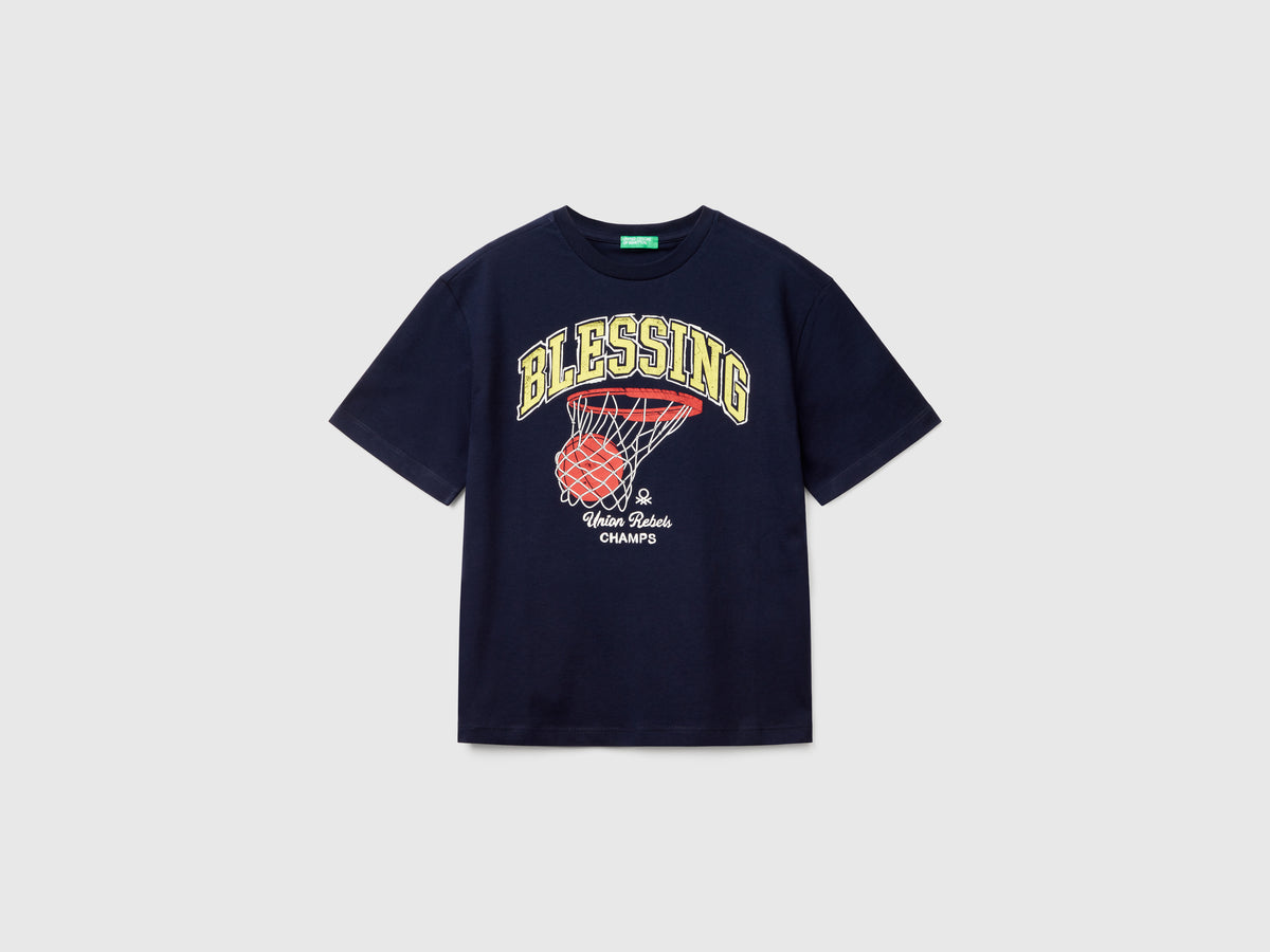 T-shirt manica corta in cotone