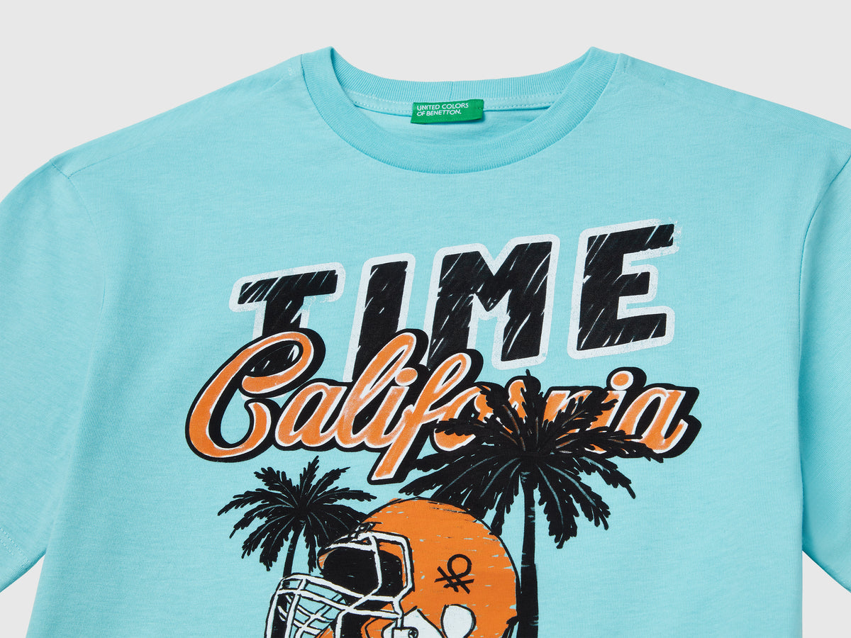 T-shirt manica corta in cotone