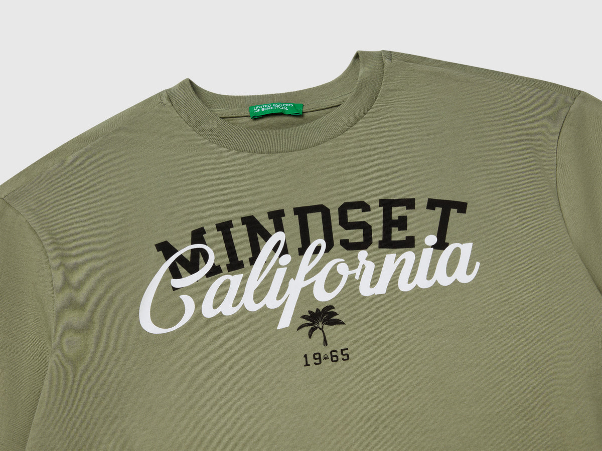 T-shirt manica corta in cotone