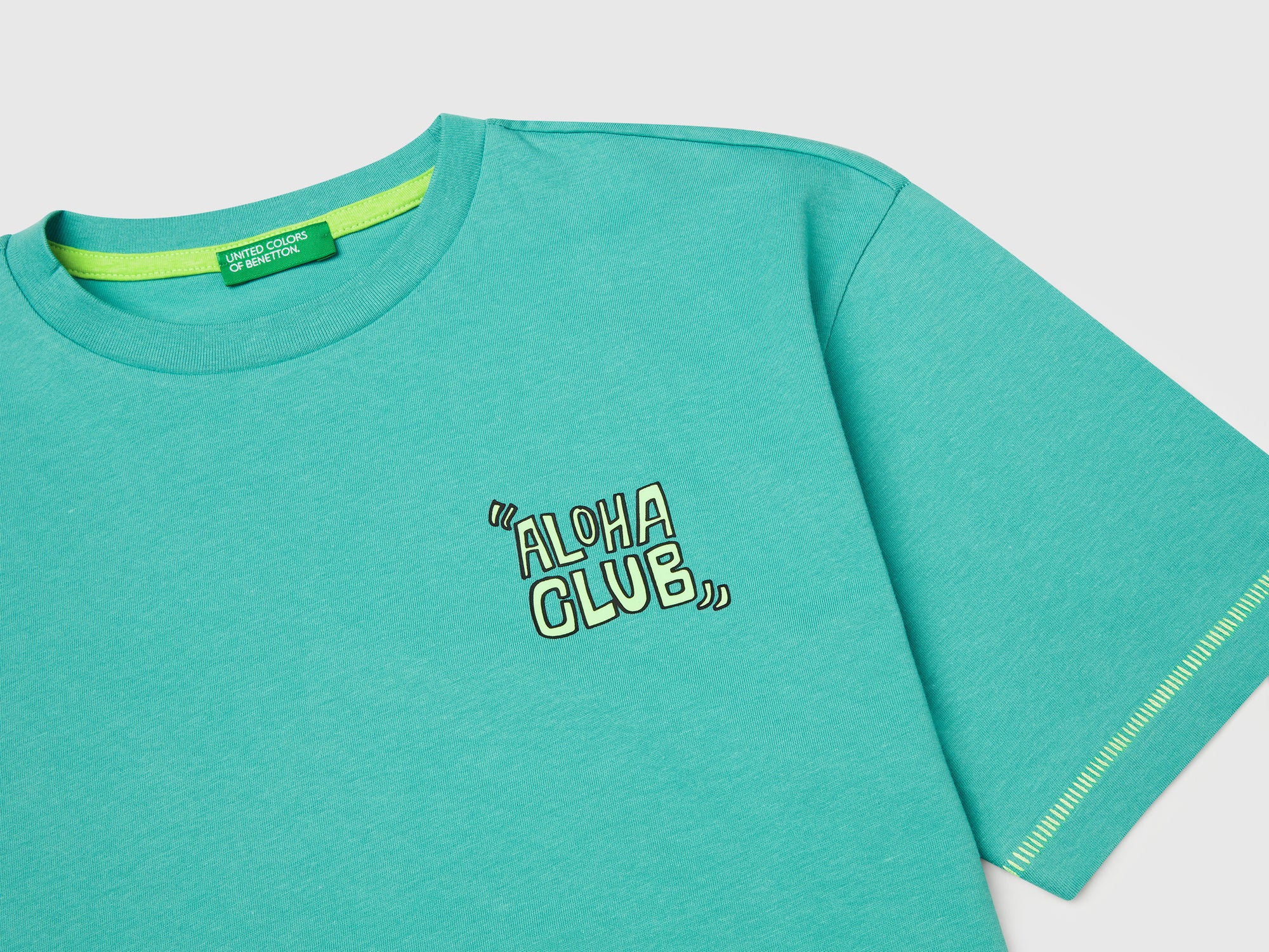 Buy T-Shirt with Logo Print - Benetton in Kuwait Buy T-Shirt with Logo Print - Benetton in Kuwait