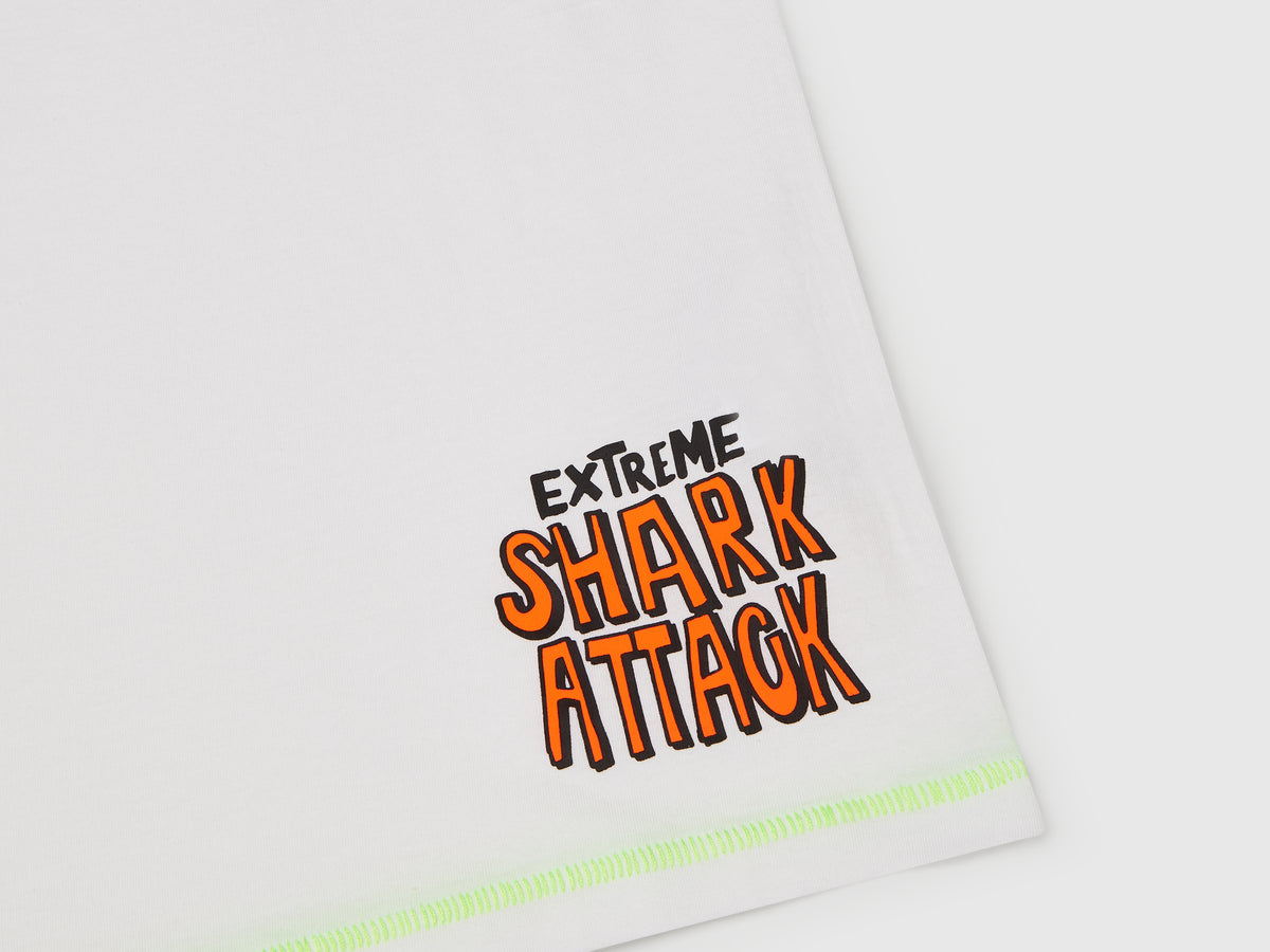 T-shirt con stampa davanti e dietro