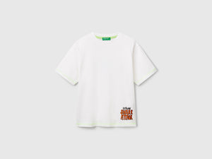 T-shirt con stampa davanti e dietro