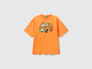 T-shirt con stampa davanti e dietro
