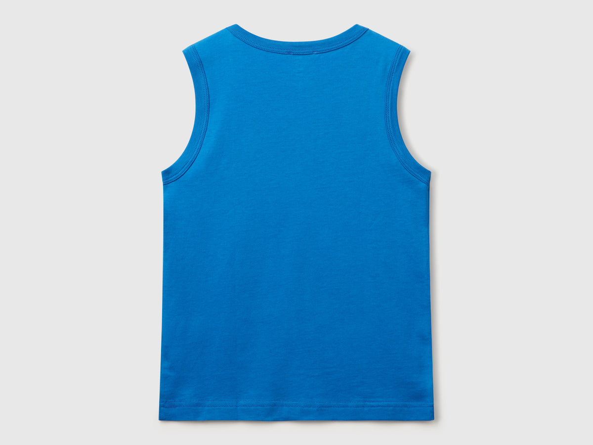 Canotta 100% cotone bio con logo