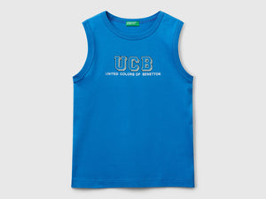 Canotta 100% cotone bio con logo