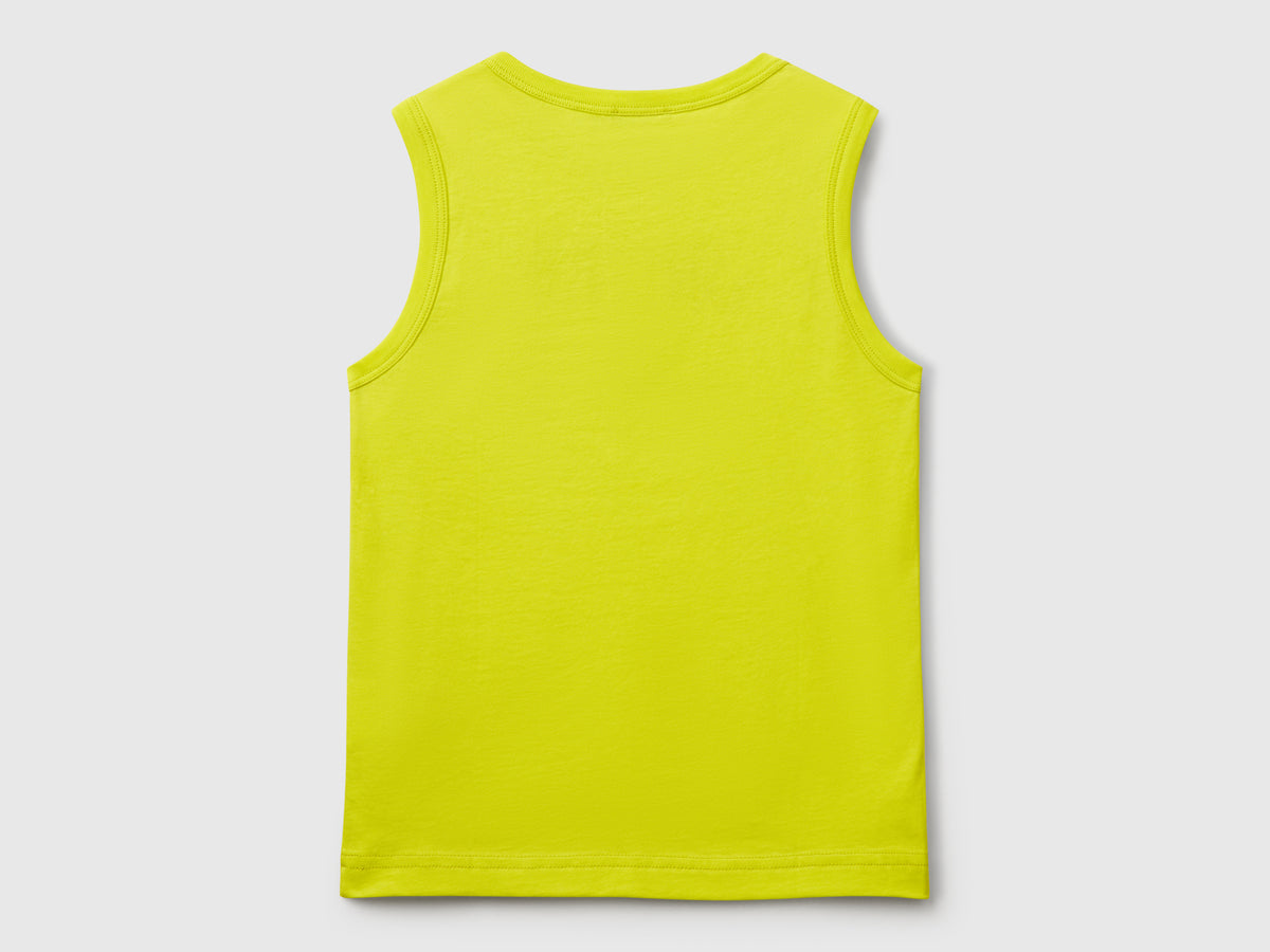 Canotta 100% cotone bio con logo