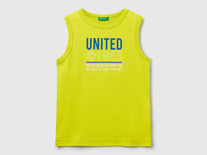 Canotta 100% cotone bio con logo