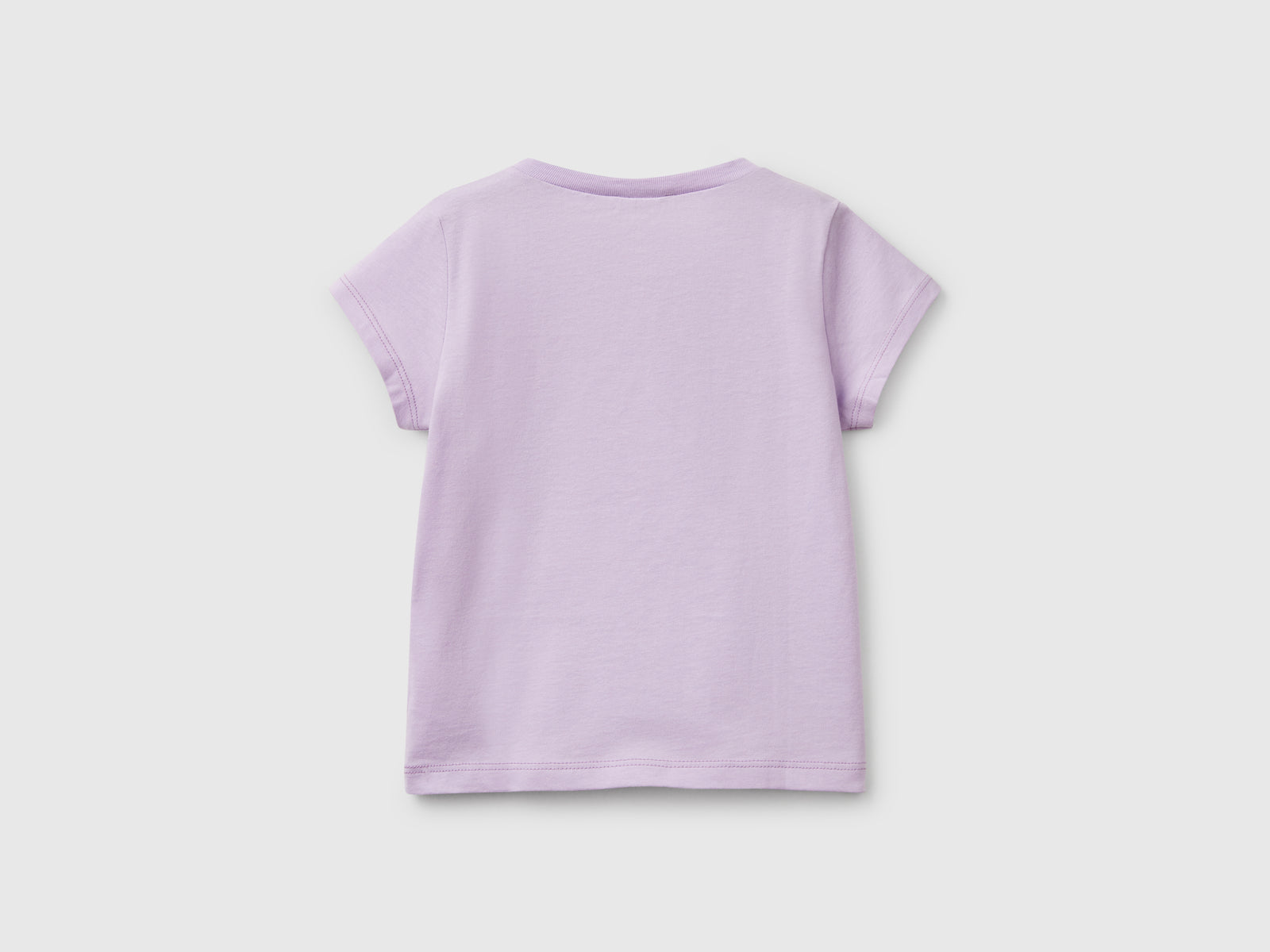 Maglietta a manica corta da bimba lilla 2 | Benetton Outlet