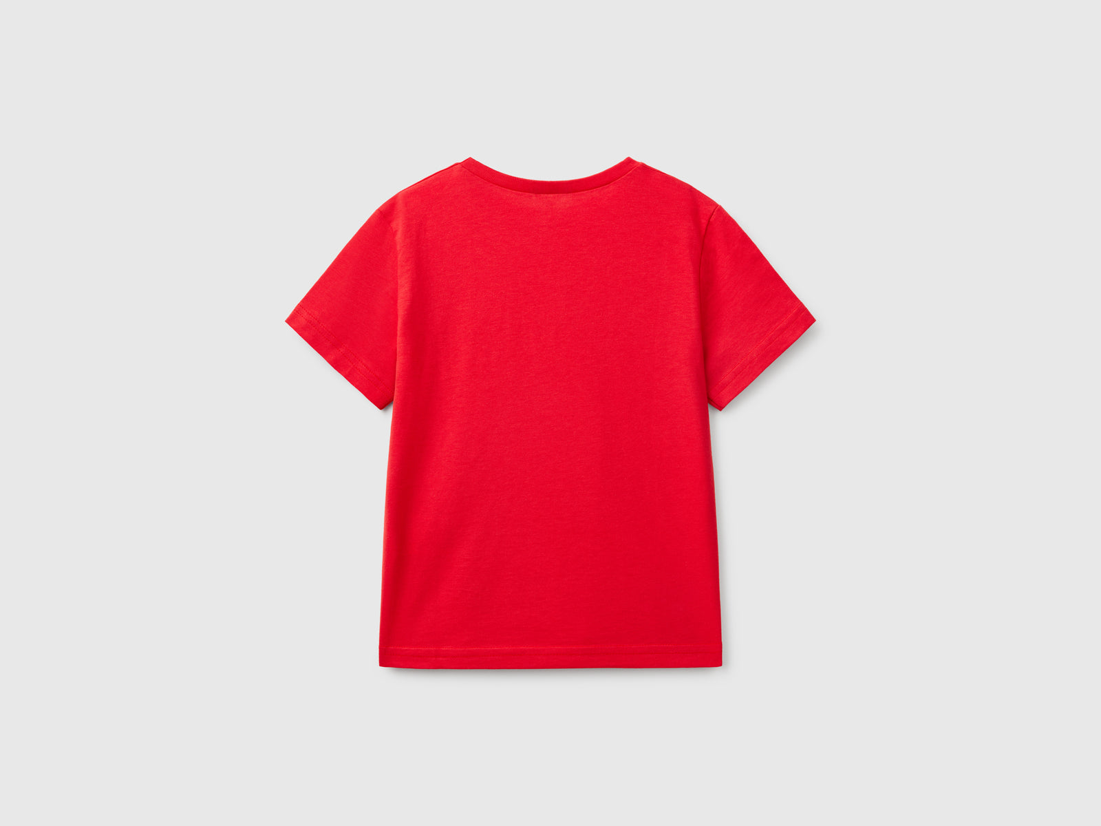 T-shirt in puro cotone da bimbo rosso 2 | Benetton Outlet