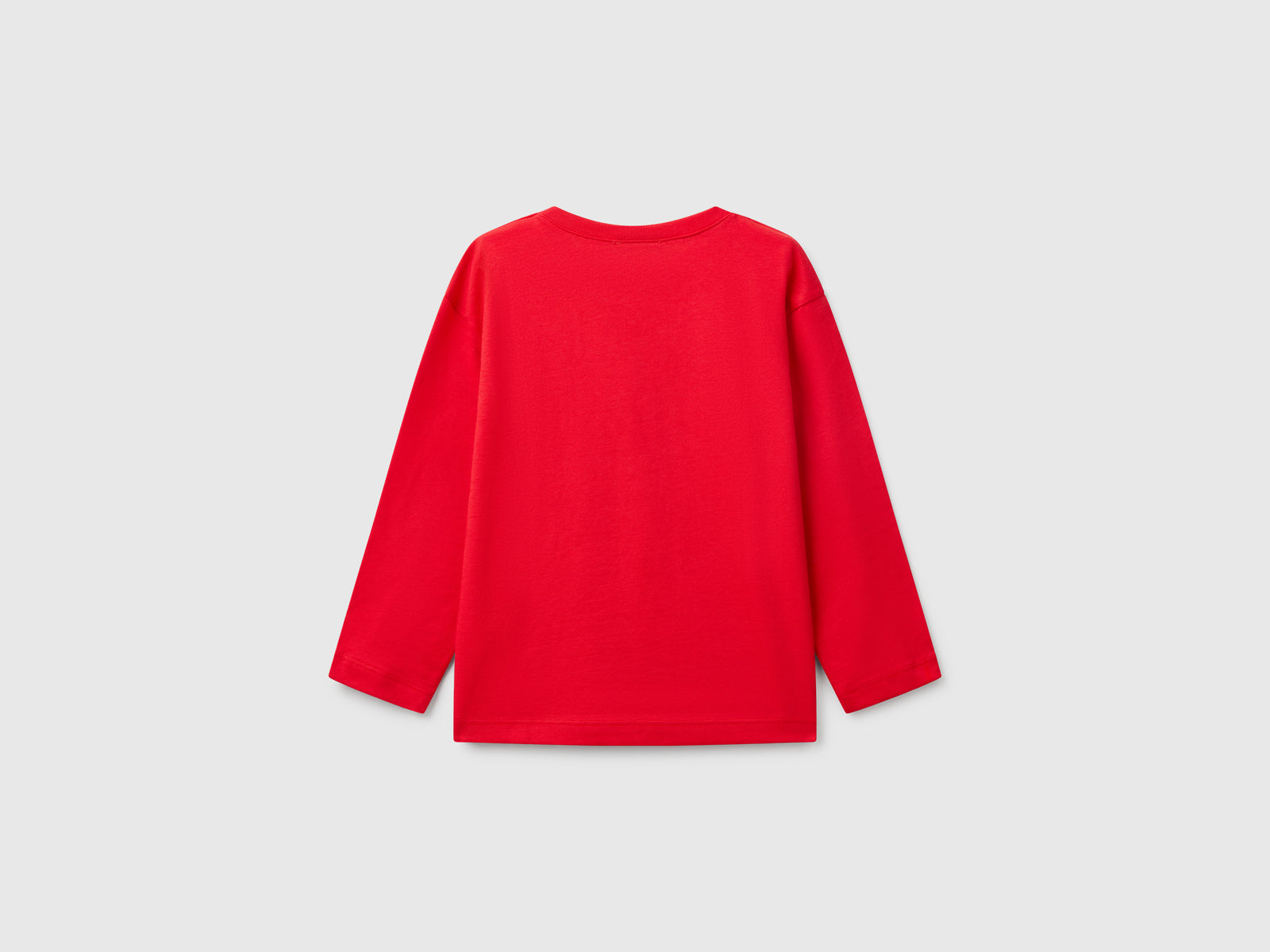T-shirt in cotone da bimbo rosso 2 | Benetton Outlet