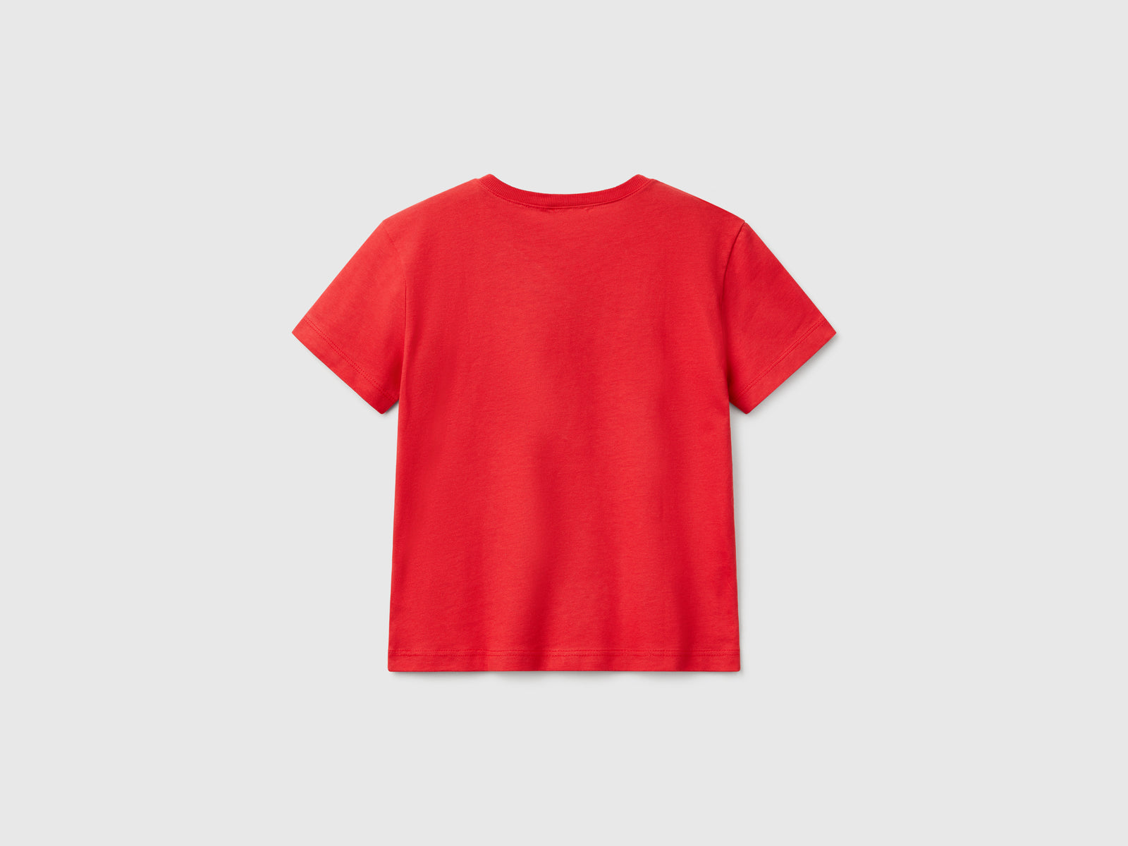 Maglietta con stampa logo da bimbo rosso 2 | Benetton Outlet