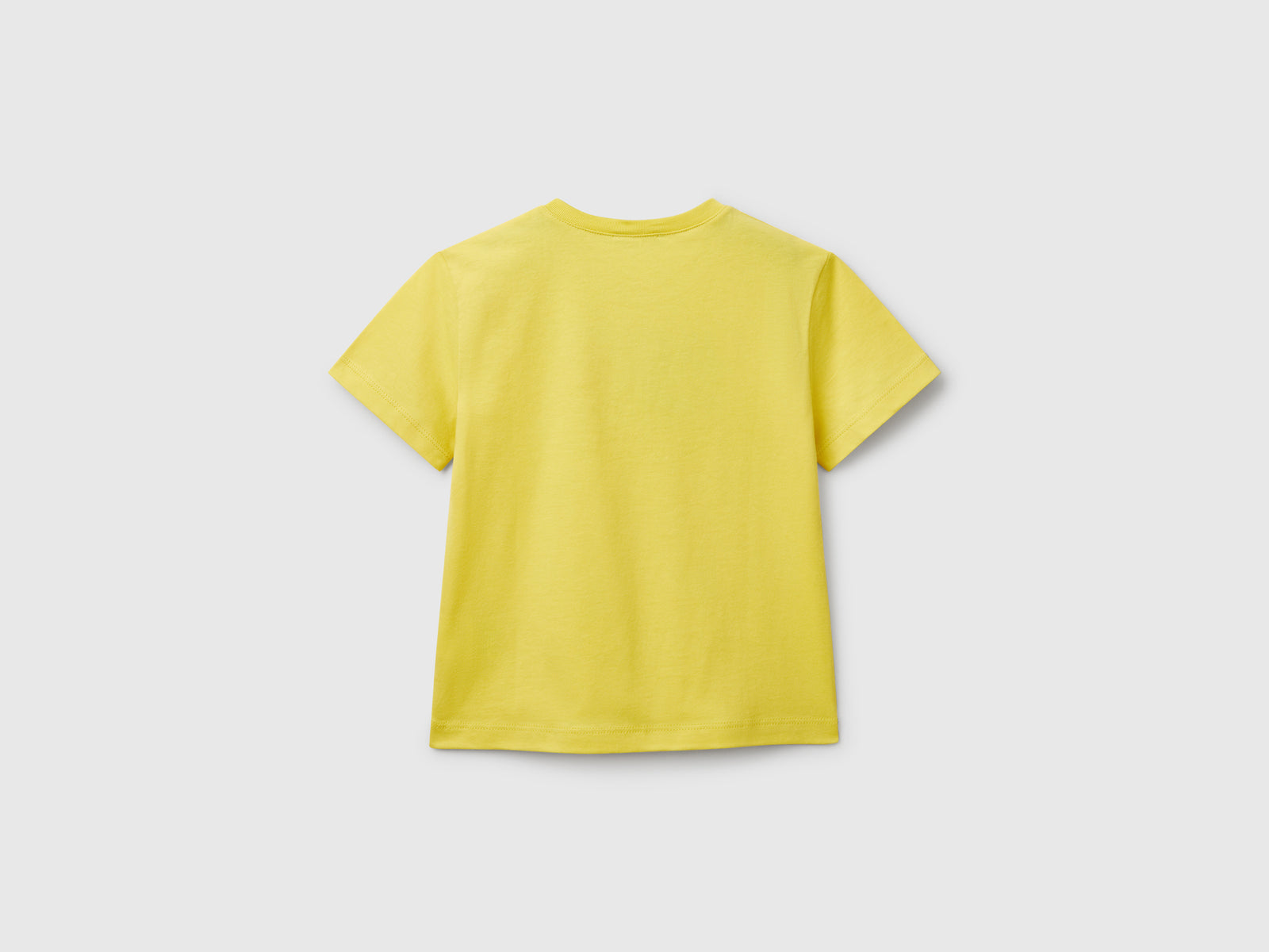 Maglietta con stampa logo da bimbo lime 2 | Benetton Outlet